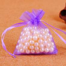 10/50/100pcs Gift Packaging Bags, Multi-Color Organza Candy Bags, Tableware, Size: 7*9CM, Various Holiday Party Packaging Supplies, Festival Home Decor