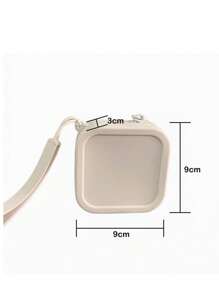 Nuevo neceser de silicona de gran capacidad, portátil, impermeable para viajes. Ideal para almacenar joyas, maquillaje, resistente a la presión y no deformable. También se puede usar como portapassaporte, cartera. Apropiado para salidas, hogar. Gran regalo para amigos, compañeros de clase, madres, novias.
