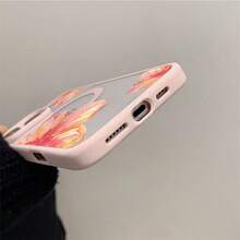 Watercolor Hibiscus Flowers White Background Element Design Pink Magnetic Phone Case For IPhone 16/15/14/13/12/11/X/XS - Slim TPU Protective Cover, Anti-Slip & Scratch Resistant | Perfect Birthday Present For Her | Summer Gift Idea - 粉色 - 查看 8