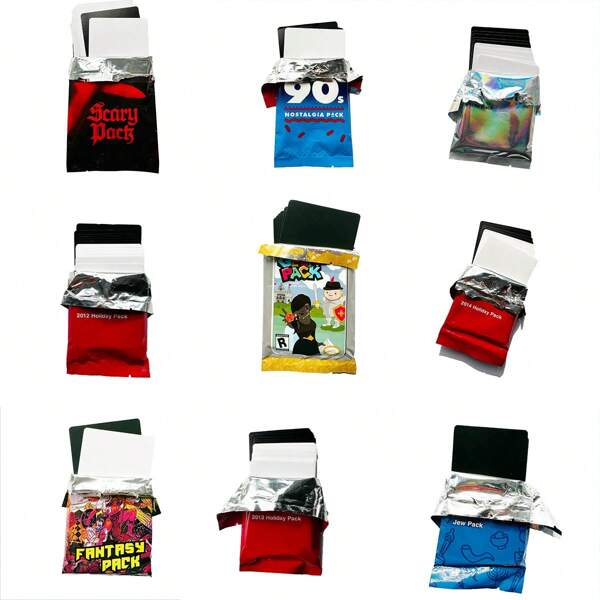 Tarjetas Contra la Humanidad Edición Especial Halloween Navidad 2025 - Paquete de expansión de miniatarjetas y entretenimiento de mesa perfecto para regalos entre amigos y familiares, con temas navideños y de Halloween