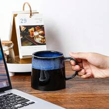 Large Ceramic Coffee Mugs, 20 - And Microwave Safe (Blue Green)-Holidaygift - 天藍色 - 查看 3