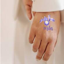 15pcs Back To School Season, Teacher's Day, Temporary Tattoo Stickers, Personalized Name Custom Fake Tattoos, Unique Design, Party Favors, Suitable For Legs, Chest, Arms, Back, Face, DIY Printable Design.