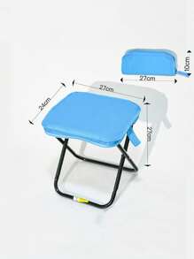 1 Peça de Estojo de Caneta Dobrável, Banquinho Pequeno, Banquinho Dobrável, Bolsa de Palma Dobrável, Cadeira Dobrável, Cadeira de Camping Dobrável Ultra Portátil, Cadeira de Pesca, Cadeira de Carro Portátil para Praia e Férias, Cadeira de Oxford Impermeável de Dobra Rápida, Um Essencial para Viagens