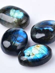 1 件天然月光石水晶手柄、拉长石原石矿物标本、宝石吊坠 - 彩色 - 查看 6