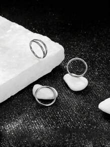 3 buc cercei inelari de nas combinați - inel dublu din oțel chirurgical 316, inel de nas cu zirconiu încrustat din argint 18G, bijuterii pentru piercing, inel cu diafragmă dublă, inel cu diafragmă, inel de buze, cercei cu unghii cu diafragmă, cercei conch, cercei, inel de nas cu cartilaj cu diafragmă
