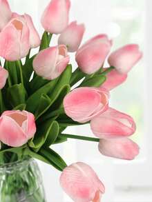 3/5/10 件优质郁金香人造花 - 真实触感花束，适用于家居装饰、婚礼布置、派对活动、酒店装饰、节日礼物、情人节、新年装饰、复活节装饰、客厅和卧室造型、DIY 花卉工艺品、桌面装饰、花墙设计、花园装饰、节日气氛、装饰玫瑰、装饰风格。