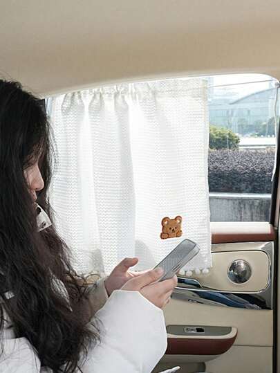 Cortinas para carros, guarda-sóis, tecido de desenho animado, uso confortável no carro, proteção solar, isolamento térmico, guarda-sóis, janelas para bebês, protetores laterais