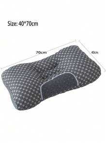 2pcs Ergonomic Neck Pillows - Soft Knit, Breathable Cushion, Scalloped Edge, Large Size, Suitable For Sleep And Relaxation, Decorative Throw Pillow Soft Knit Fabric, Suitable For All Seasons