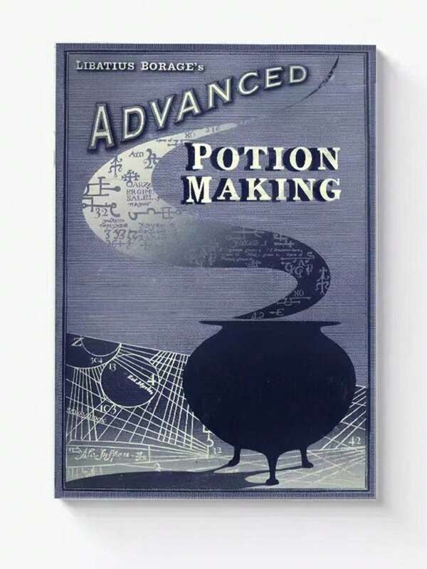 1 Piece Of Magic Simulation Book Props And Ornaments, Model Room, Studio Soft Furnishings, Coffee Shop Photo Display Props,Advanced Potion-Making Book, Magic Notebook, Creative Retro Desian Book, Hardcover Edition