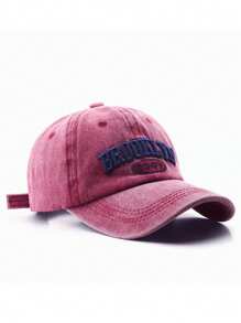 Gorra de béisbol con bordado de letras 'Brooklyn 1947' con efecto desgastado vintage, gorra snapback versátil y casual unisex, de talla ajustable, apta para todas las estaciones