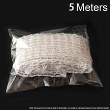 Rollo de malla para carne de 3/5/8m, malla elástica para jamón y salchichas, malla para envasado de salchichas, accesorios de cocina, malla de algodón para carne, herramientas de cocina - Blanco - Ver 9