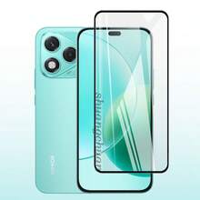 3-In-1 For Honor 400 Lite Screen Protector Set: Cream Anti-Drop Phone Case, Mode Protective Film, Soft Film, Ceramic Lens Film, Anti-Peep Tempered Glass Film - 3# 3IN1 - View 5