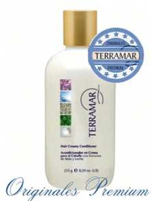 Silk Bath Hair Conditioner - Blue and White - View 1