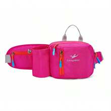 1 pieza Mochila de nailon, bolsa de cintura multifuncional para exteriores, bolsa para botella de agua deportiva, bolsa ligera para teléfono, bolsa de pecho unisex para senderismo