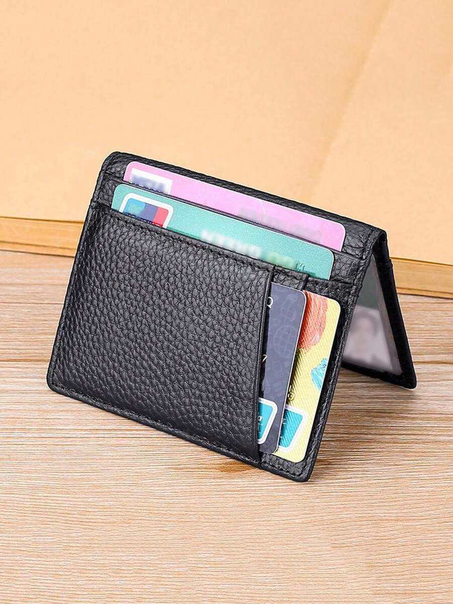 YUECMIE 超薄软钱包 PU迷你信用卡夹钱包薄款小卡夹男士钱包男钱包迷你钱包零钱包卡包