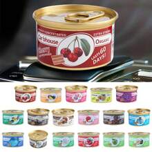 Ambientador para coche, aroma de chicle, latas orgánicas, eliminador de olores, fragancia fuerte esencial de larga duración para armario de casa y automóvil - K - Ver 1