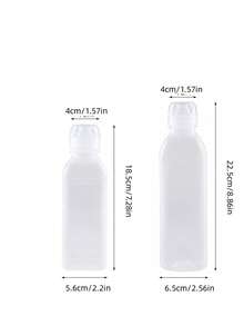 塑料厨房尖叫油壶瓶、调味品容器、酱料挤压瓶、油壶、挤压瓶 - 無色 - 查看 5