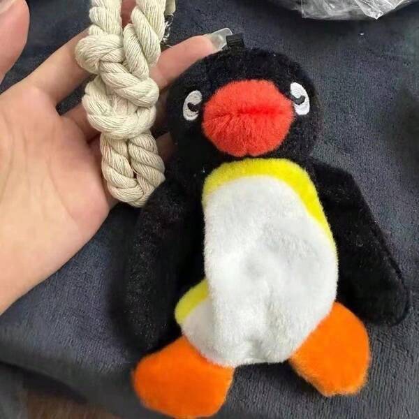 Fun & Interesting Doll Doll, Quirky Figurine, Penguin Backpack, Bookbag, Keychain, Bag Charm