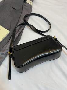 New Versatile Casual Minimalist Shoulder Bag - Black - View 9