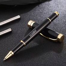 定制金属签名笔 - 可定制姓名或标志，附赠精美礼盒，是办公、生日、个性化定制婚礼礼物的完美之选