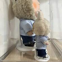 拉布布站立/坐姿架多功能支撑架娃娃辅助架适用于小型悬挂式17厘米娃娃通用站立配件