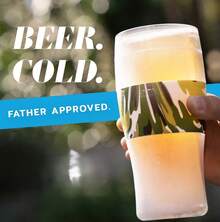 Host FREEZE Beer Glasses, 16oz Frozen Mugs, Freezable Pint Glasses, Father'S Day Present, Birthday Gifts For Dad, Beer Gifts, Set Of 2, Gray - Camo - View 3