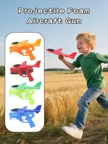 Foam Airplane Toy Set, Interactive Game For Boys Girls, Party, Camping, Outdoor Indoor, Children Gift