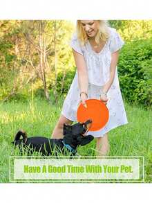 Juego de 3 discos voladores para perros, juguetes interactivos de entrenamiento para mascotas, disco de goma de silicona suave para perros, disco volador para cachorros, disco flotante ligero y suave - Multicolor - Ver 6