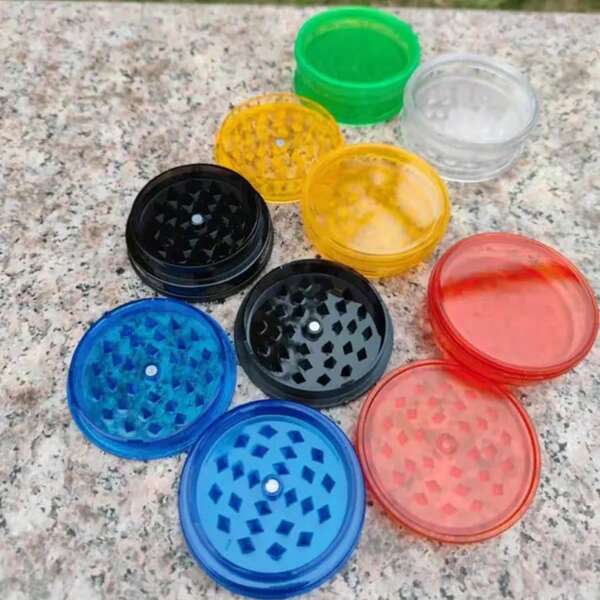 4pcs 3-Layer Manual Plastic Herb Grinder - For Spices, Tobacco, Cutting Board And Pestle - Essential Accessory For Tobacco
