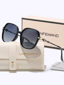 Kính thời trang vuông LINFEMAND đính đá hoa văn lấp lánh dành cho nữ, thích hợp cho các bữa tiệc mùa hè, lễ hội và làm quà tặng. - Nhiều màu - Xem 1