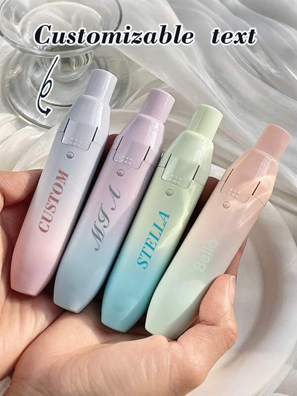 1 pièce/4 pièces Ruban correcteur de couleur de dégradé rêveur, ruban correcteur personnalisé avec nom/texte/logo, ruban correcteur de type pression, tête d'extension de couleur macaron mignonne de type pression, cadeau de retour à l'école personnalisable, anti-perte, retour à l'école, fournitures de bureau personnalisées, fournitures scolaires, papeterie de bureau scolaire, fournitures scolaires pour enfants, ruban correcteur, style , couleur, petite taille, grande capacité, mignon, mini, silencieux, retour à l'école