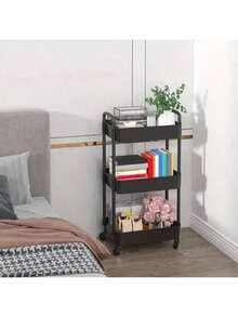 Trolley Shelves For Kitchens, Home Floors, Bedrooms, Snack Racks, Mobile Bathrooms, Toilets, Storage Shelves - Multicolor - View 3