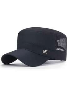 1 sztuka letniej oddychającej czapki z siateczki, koreański regulowany płaski kapelusz przeciwsłoneczny, lekka czapka baseballowa z ochroną UV na zewnątrz, czapka cargo, oddychająca i szybkoschnąca czapka sportowa na świeżym powietrzu, do biegania, jazdy na rowerze i wędrówek