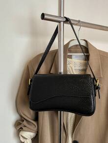 Women's Fashionable Casual Shoulder Bag - Black - View 5