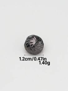 10 Peças/Pacote Botões Vintage de Metal, Design Assimétrico Enrugado, Botões de Decoração de Alta Qualidade para Casacos, Camisas, Suéteres, Ternos Casuais, Uniformes, Suprimentos de Costura DIY
