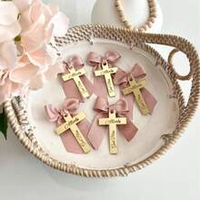 Christening Favors Tag, Gold Acrylic, Chocolate Favors, 20 Pcs Mirror Tag, Luxury Cross Favors, Personalized Gifts For Girls,End Of Summer - Gold - View 7