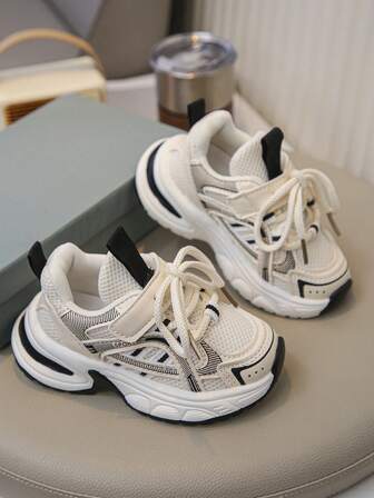 1 par de nuevas palas para bebé para primavera y otoño 2025, pala deportiva para niños, chanclas para correr transpirables, ultraligeras adecuadas para volver a la escuela de 1 a 3 años