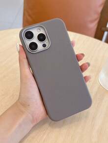 3pcs Luxury Leather Texture Phone Cases, Black, Gray, Brown, Compatible With IPhone 11/12/13/14/15/16 Pro Max/17/17 Pro/17 Pro Max/17 Air, Autumn/Winter - Multicolor - View 5