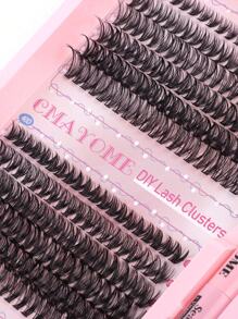 240 szt. pojedynczych rzęs typu D Curl z klejem i uszczelnieniem, miękkie i naturalnie wyglądające, puszyste sztuczne rzęsy do codziennego noszenia, gęste, powiększające oczy, zestaw do przedłużania rzęs, 40D + 50D + 60D / 60D + 80D + 100D, tacka na rzęsy w różnych stylach do makijażu, na imprezy, wesele, podróże, zestaw do kępek rzęs o mieszanej długości 10-16 mm, rzęsy, sztuczne rzęsy