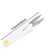 Sewing Scissors, Colored Transparent, Covered, Yarn Scissors, Household Multifunctional Cross Stitch Scissors