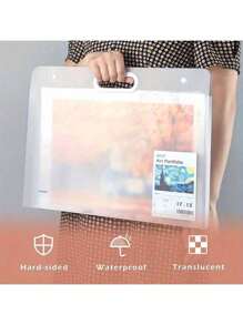 4K Diamond Painting Art Portfolio Folder - Sturdy Large-Sized Art Book, Paintings With Hard Edge Protection, Diamond Painting - DIY Diamond Painting Storage Organizer, Artwork Storage, Minimalist Design, Fashionable Appearance, Durable Structure