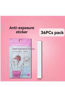 1pc 3pcsAnti-Exposure Patch Shirt Invisible Transparent Double-Sided Adhesive Tape Shirt Neckline Fixed Artifact Anti-Exposure Patch