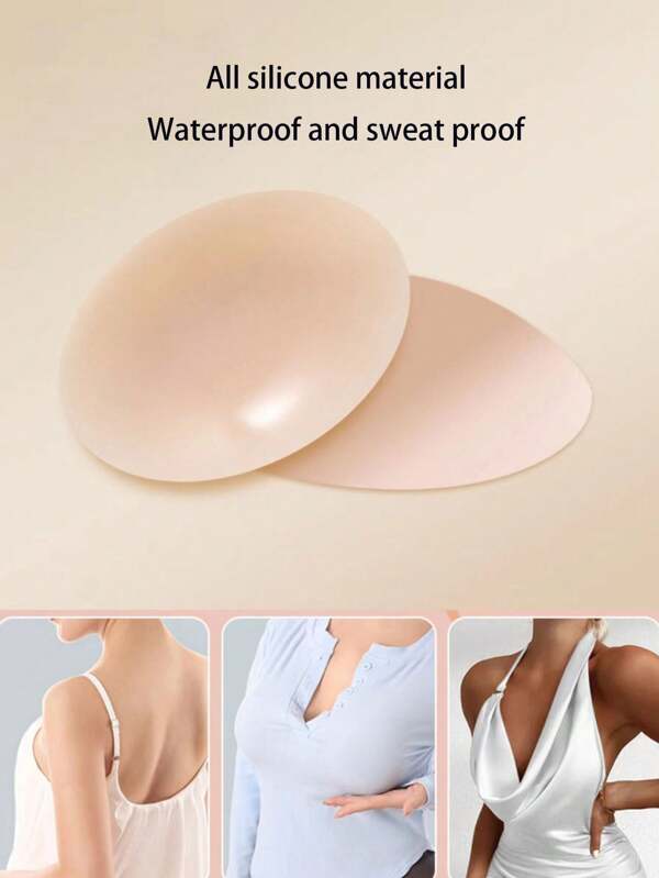 Reusable Ultra-Thin Nipple Patch, Strapless Invisible Self-Adhesive Nipple Patch, Easy To Carry, Anti Collision And Awkward For Underwear And Underwear Accessories