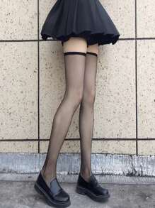 3pairs Black Silk Sexy Stockings Can Be Torn Over The Knee White Sexy Stockings Temptation Transparent Black Silk