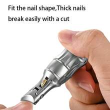 Nagelknipser für Senioren - Ergonomischer Metall-Schrägrand für einfache Maniküre und Pediküre