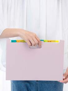 Pasta Sanfona com 13 Bolsos, Organizador de Documentos Vertical, Suporte para Provas de Estudante, Pasta de Arquivo Tamanho A4 de Grande Capacidade, Armazenamento de Escritório de Mesa, De Volta às Aulas, Material Escolar