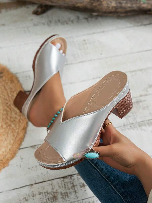 Sandalias tipo chanclas de estilo bohemio liso, perfectas para combinar con pantalones, vestidos y faldas, adecuadas para mujeres adultas de todas las edades, artículo popular a nivel mundial