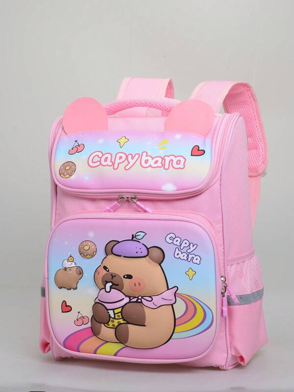 Mochila ligera y linda para niñas escolares, bolso de viaje de moda, bolso ergonómico para el hombro para volver al colegio