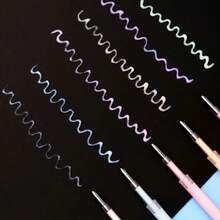 2/4/6 支速干胶水笔，可伸缩细尖圆珠笔，大学必备，像写字一样涂胶，易于控制，适用于手工制作、剪贴簿、卡片制作、办公用品、学校用品、返校 - 彩色 - 查看 3