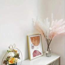 1 Box Of 15/30/45/60 Pcs, White Pampas Grass, White Mini Reed, Approx. 17.7 Inch/42-45 Cm Natural Dried Pampas Grass Branches Decor, Suitable For Home, Kitchen, Garden, Party, Home Decoration And Gifting (White),Fall Decor,Autumn - White - View 7